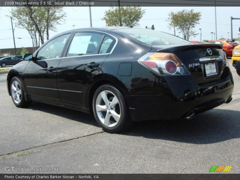 Super Black / Charcoal 2008 Nissan Altima 3.5 SE