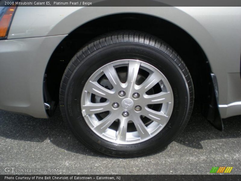 Platinum Pearl / Beige 2008 Mitsubishi Galant ES