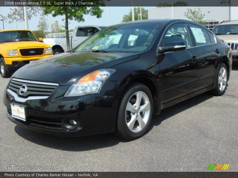 Super Black / Charcoal 2008 Nissan Altima 3.5 SE