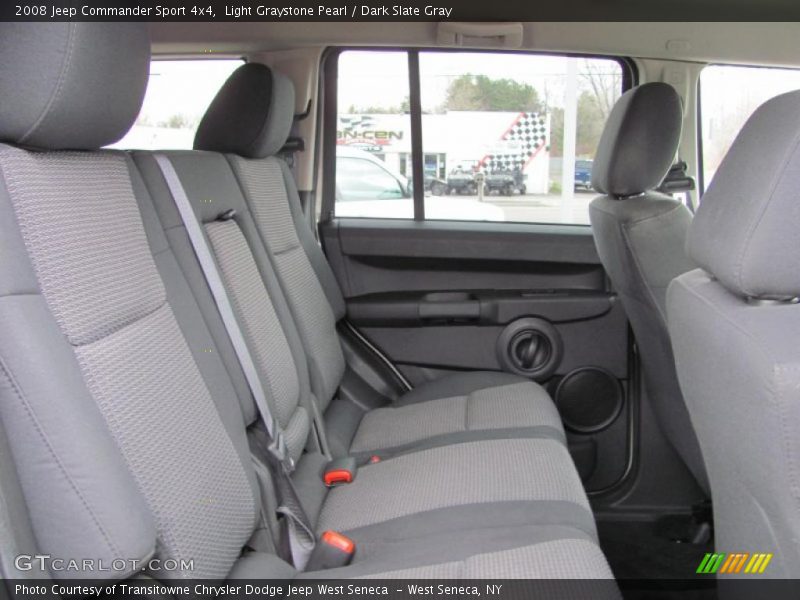 Light Graystone Pearl / Dark Slate Gray 2008 Jeep Commander Sport 4x4