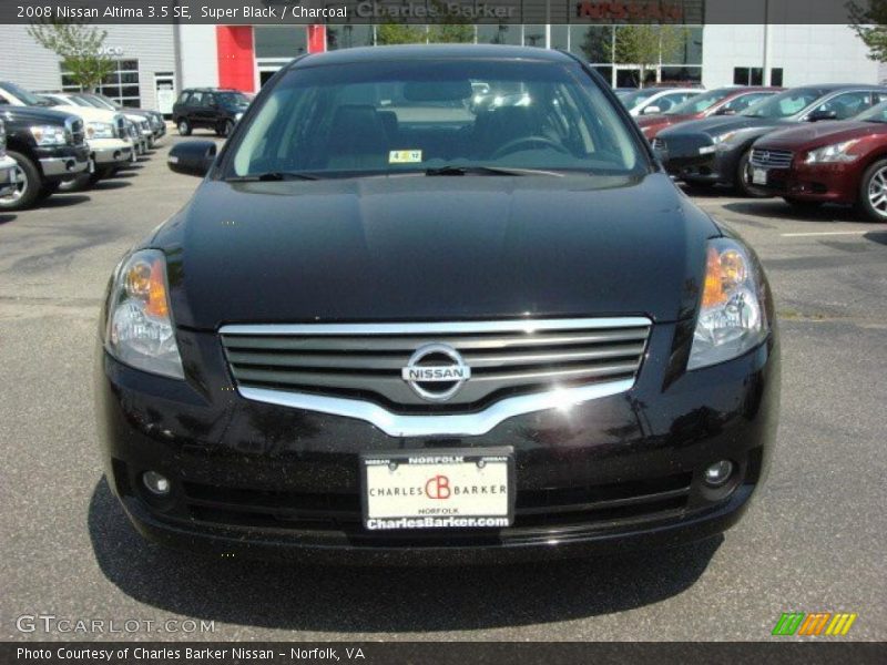 Super Black / Charcoal 2008 Nissan Altima 3.5 SE