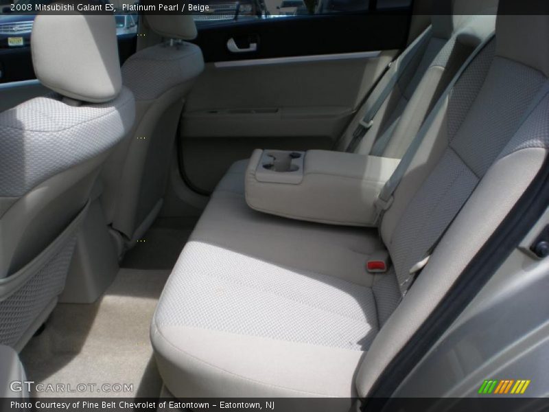 Platinum Pearl / Beige 2008 Mitsubishi Galant ES