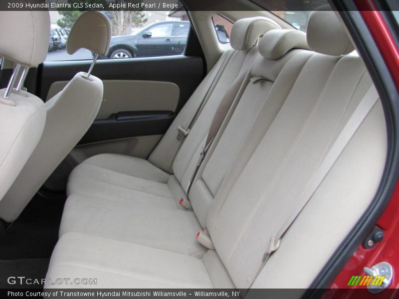 Apple Red Pearl / Beige 2009 Hyundai Elantra GLS Sedan