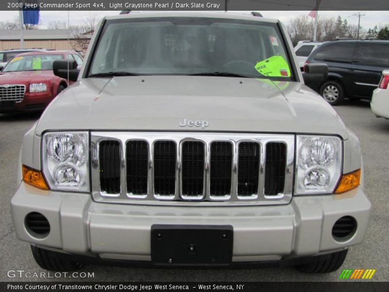 Light Graystone Pearl / Dark Slate Gray 2008 Jeep Commander Sport 4x4