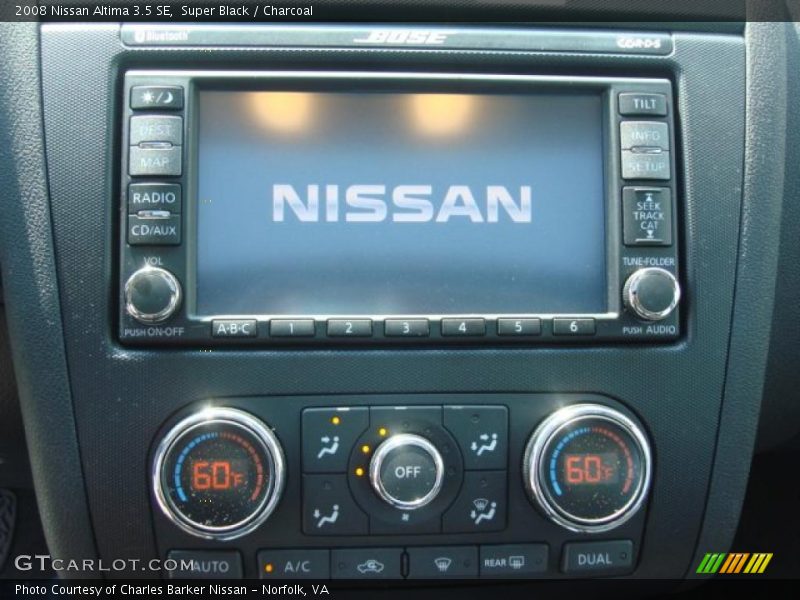 Super Black / Charcoal 2008 Nissan Altima 3.5 SE