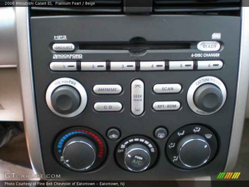 Platinum Pearl / Beige 2008 Mitsubishi Galant ES