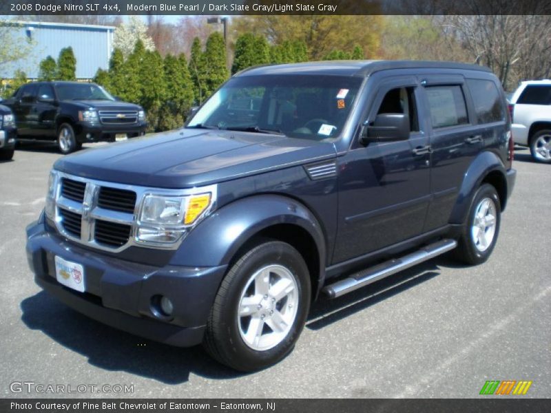 Modern Blue Pearl / Dark Slate Gray/Light Slate Gray 2008 Dodge Nitro SLT 4x4