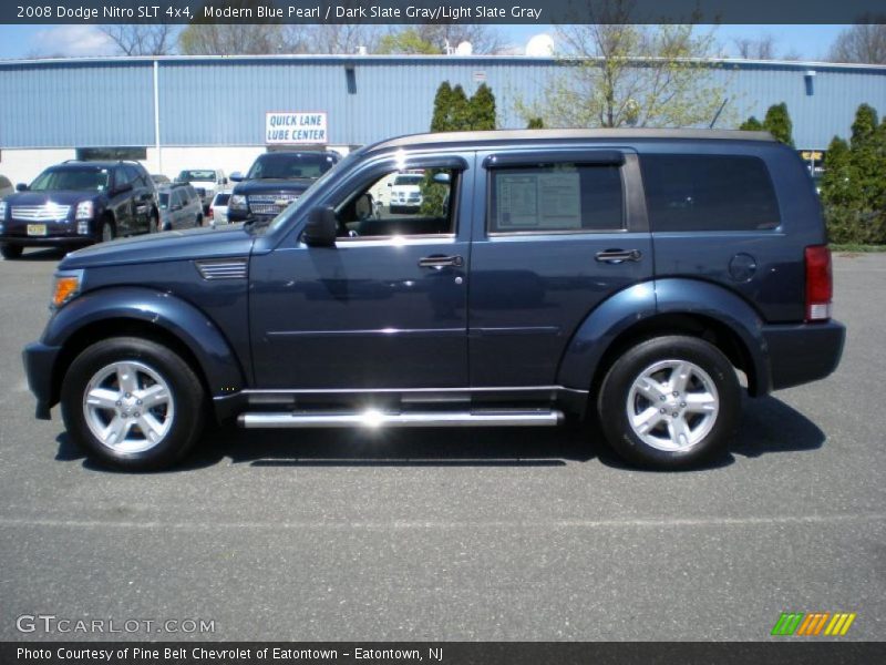 Modern Blue Pearl / Dark Slate Gray/Light Slate Gray 2008 Dodge Nitro SLT 4x4