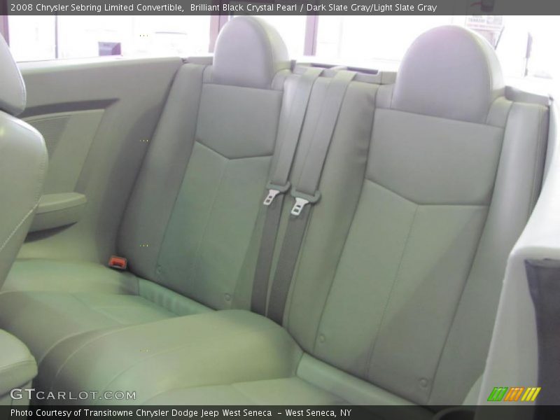 Brilliant Black Crystal Pearl / Dark Slate Gray/Light Slate Gray 2008 Chrysler Sebring Limited Convertible