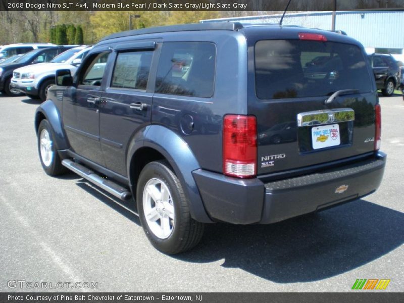 Modern Blue Pearl / Dark Slate Gray/Light Slate Gray 2008 Dodge Nitro SLT 4x4