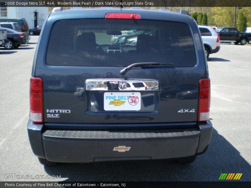Modern Blue Pearl / Dark Slate Gray/Light Slate Gray 2008 Dodge Nitro SLT 4x4