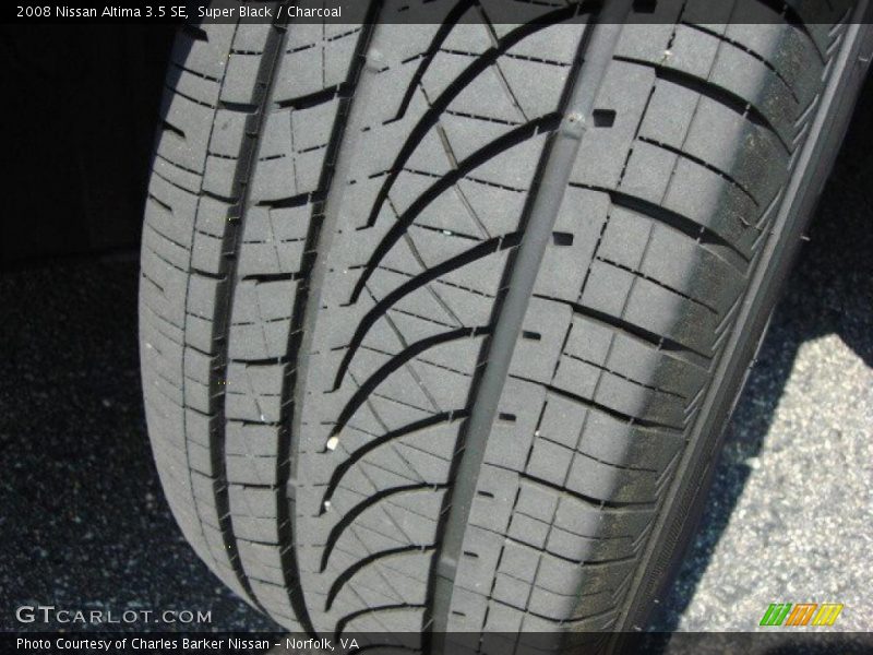 Super Black / Charcoal 2008 Nissan Altima 3.5 SE