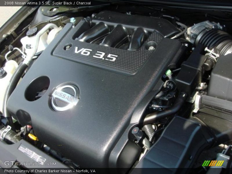 Super Black / Charcoal 2008 Nissan Altima 3.5 SE