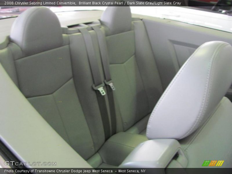 Brilliant Black Crystal Pearl / Dark Slate Gray/Light Slate Gray 2008 Chrysler Sebring Limited Convertible