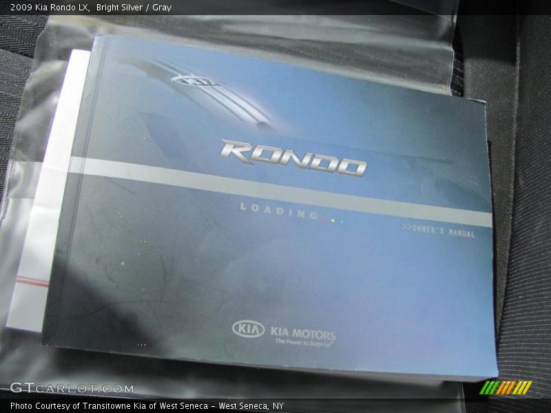 Bright Silver / Gray 2009 Kia Rondo LX
