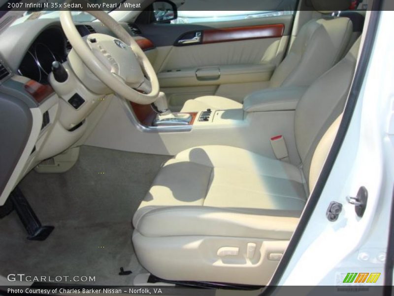 Ivory Pearl / Wheat 2007 Infiniti M 35x Sedan