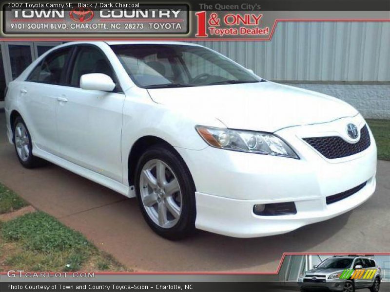 Black / Dark Charcoal 2007 Toyota Camry SE