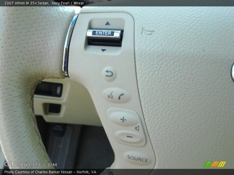 Ivory Pearl / Wheat 2007 Infiniti M 35x Sedan