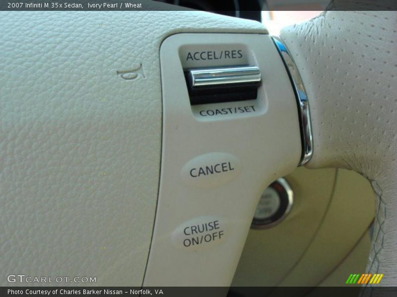 Ivory Pearl / Wheat 2007 Infiniti M 35x Sedan