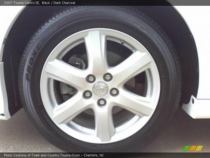 Black / Dark Charcoal 2007 Toyota Camry SE