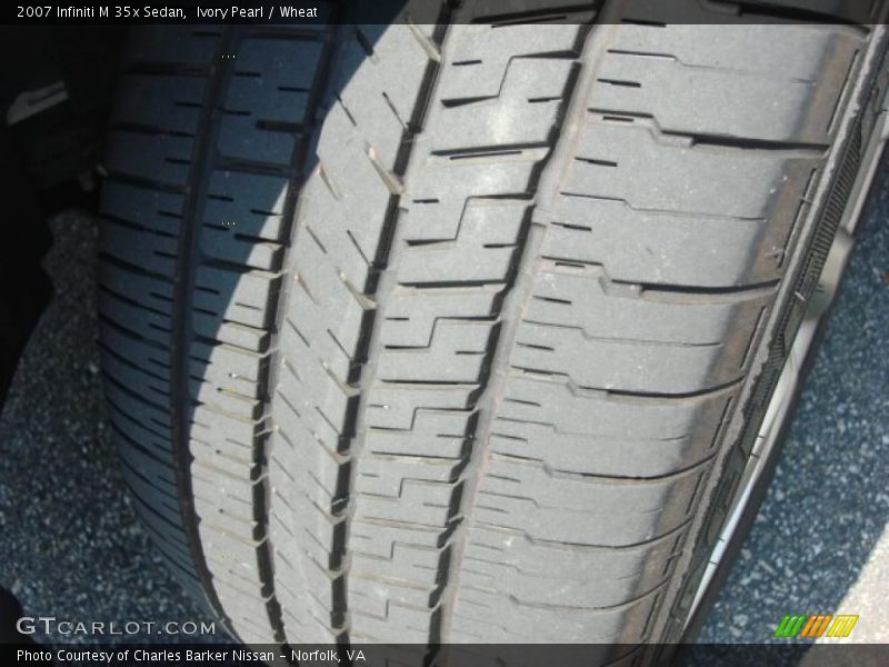 Ivory Pearl / Wheat 2007 Infiniti M 35x Sedan