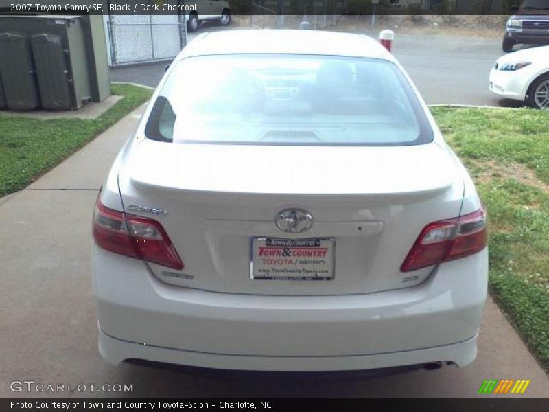 Black / Dark Charcoal 2007 Toyota Camry SE