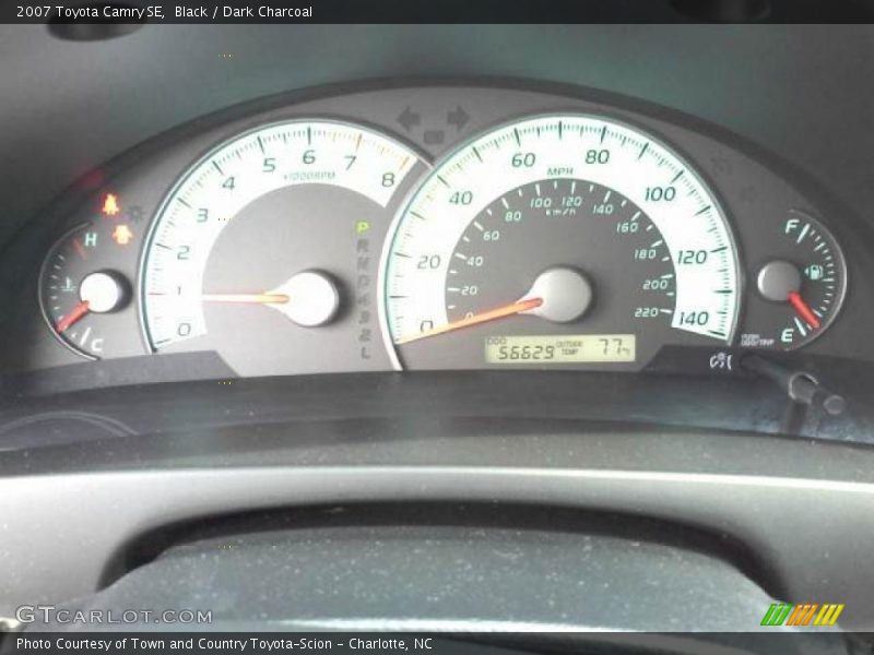 Black / Dark Charcoal 2007 Toyota Camry SE