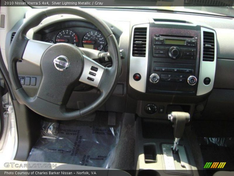 Silver Lightning Metallic / Gray 2010 Nissan Xterra S 4x4