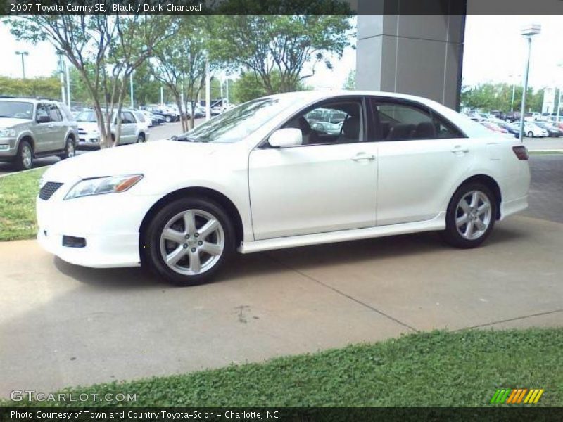 Black / Dark Charcoal 2007 Toyota Camry SE