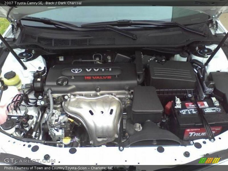 Black / Dark Charcoal 2007 Toyota Camry SE