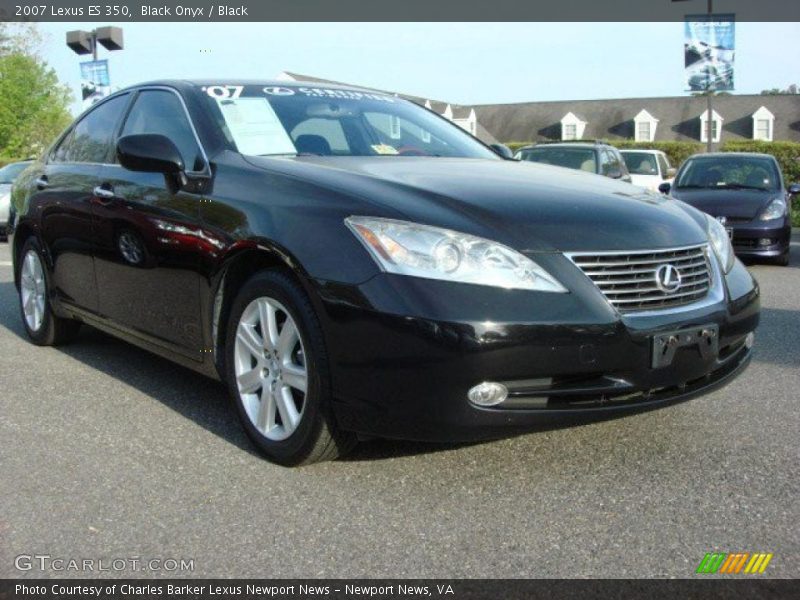 Black Onyx / Black 2007 Lexus ES 350
