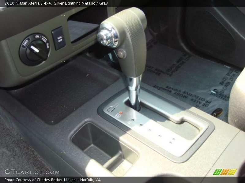 Silver Lightning Metallic / Gray 2010 Nissan Xterra S 4x4