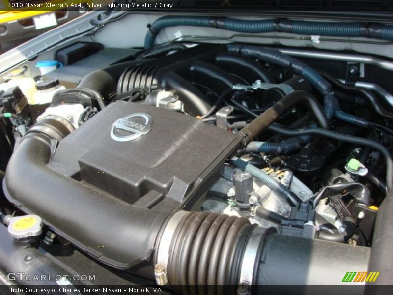 Silver Lightning Metallic / Gray 2010 Nissan Xterra S 4x4