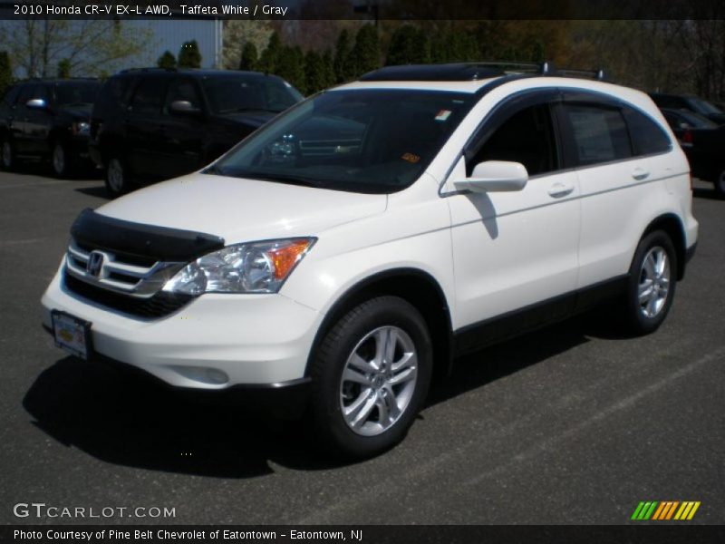 Taffeta White / Gray 2010 Honda CR-V EX-L AWD
