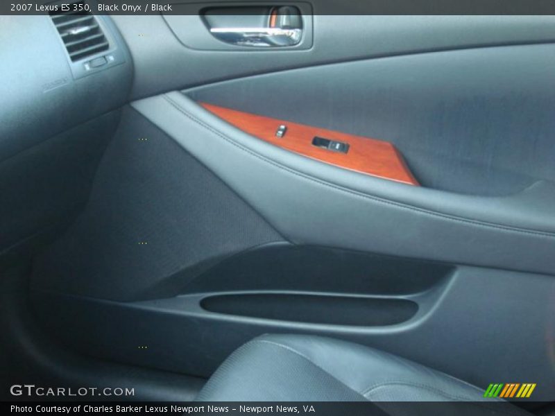 Black Onyx / Black 2007 Lexus ES 350