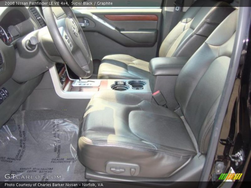 Super Black / Graphite 2008 Nissan Pathfinder LE V8 4x4