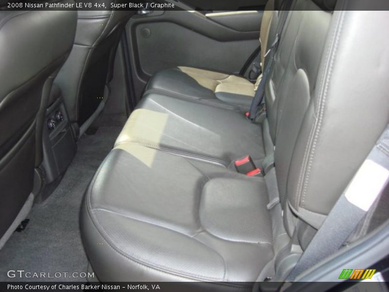 Super Black / Graphite 2008 Nissan Pathfinder LE V8 4x4