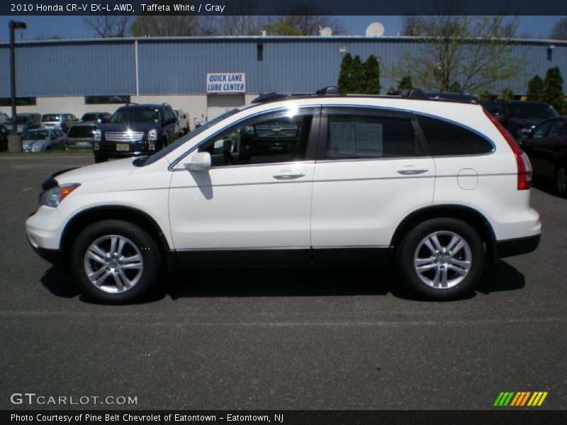 Taffeta White / Gray 2010 Honda CR-V EX-L AWD