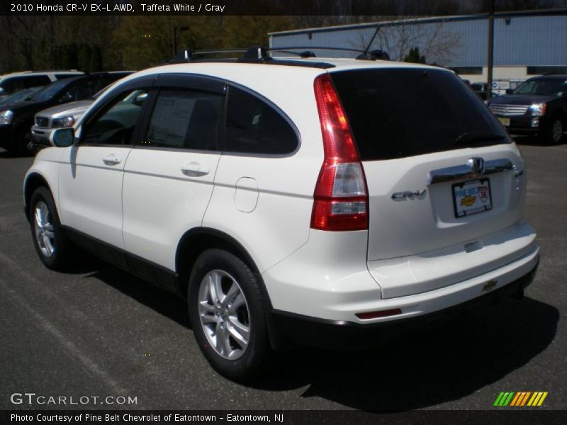 Taffeta White / Gray 2010 Honda CR-V EX-L AWD