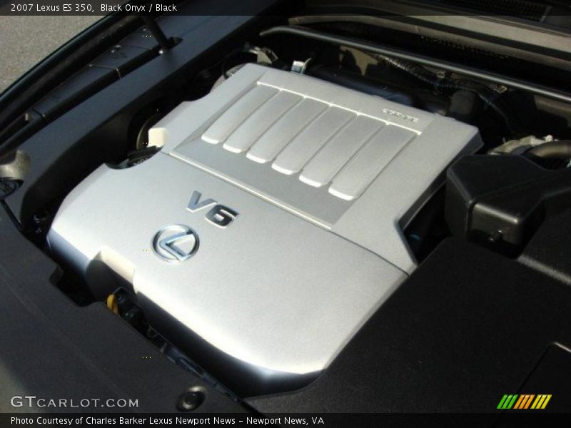 Black Onyx / Black 2007 Lexus ES 350