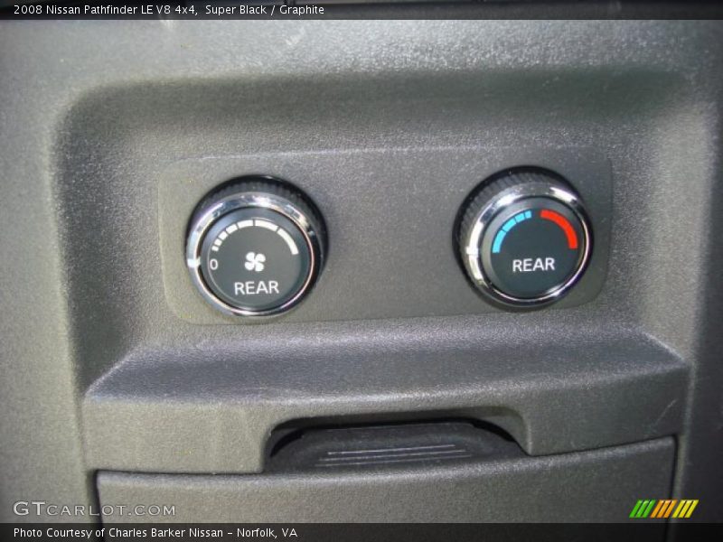 Super Black / Graphite 2008 Nissan Pathfinder LE V8 4x4