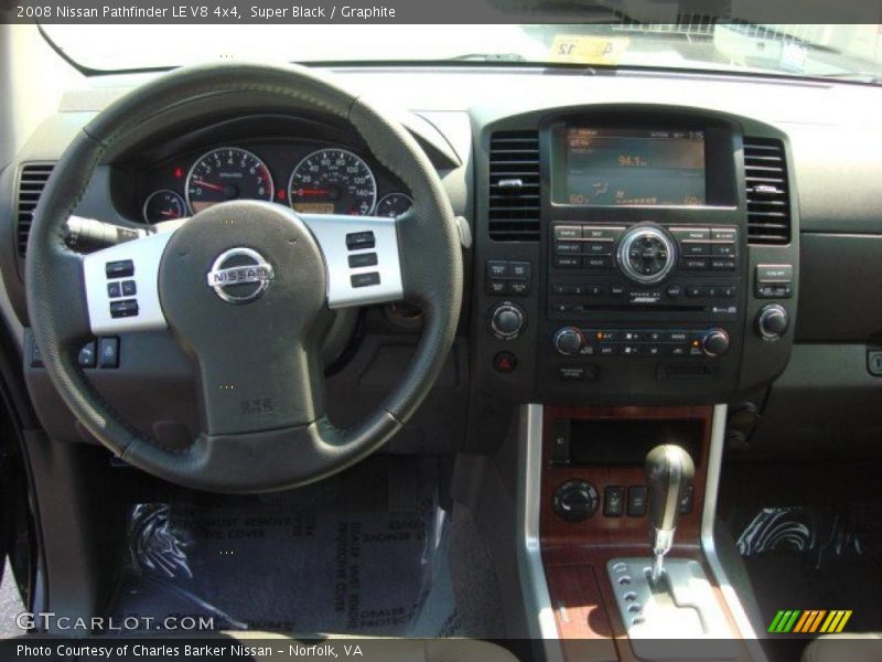 Super Black / Graphite 2008 Nissan Pathfinder LE V8 4x4