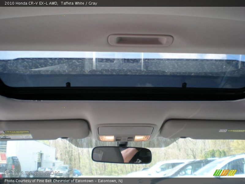 Taffeta White / Gray 2010 Honda CR-V EX-L AWD