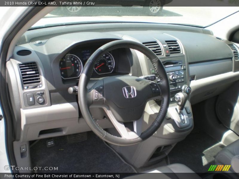 Taffeta White / Gray 2010 Honda CR-V EX-L AWD
