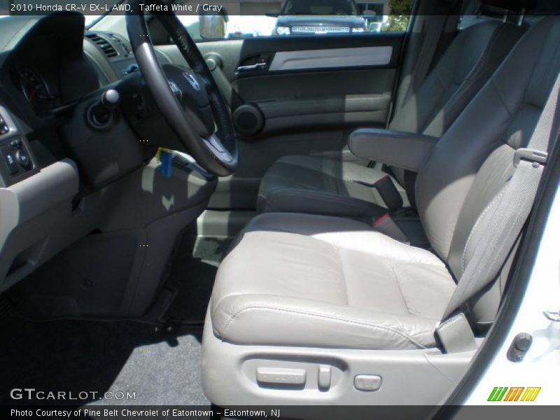 Taffeta White / Gray 2010 Honda CR-V EX-L AWD