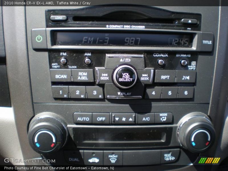 Taffeta White / Gray 2010 Honda CR-V EX-L AWD