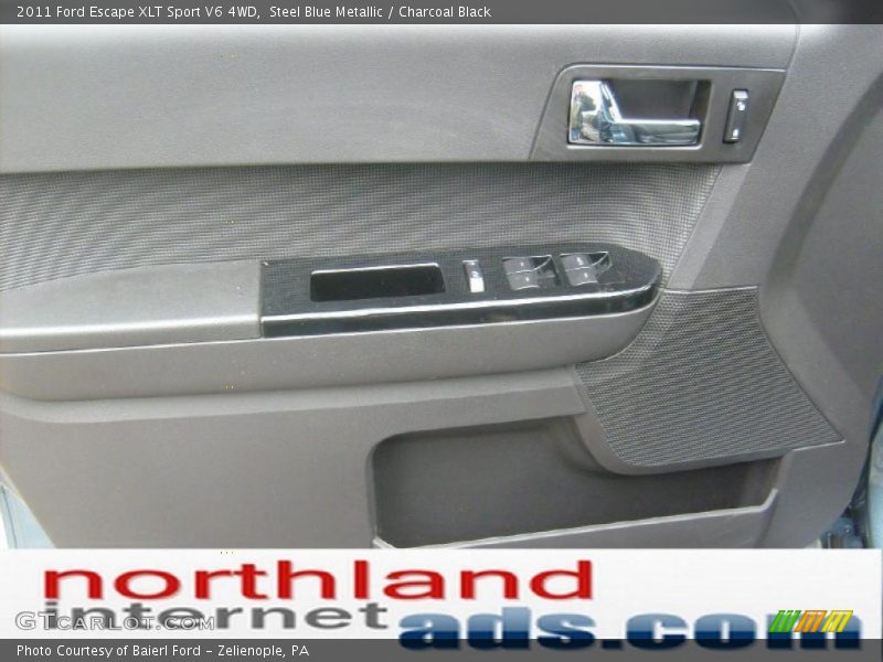 Steel Blue Metallic / Charcoal Black 2011 Ford Escape XLT Sport V6 4WD