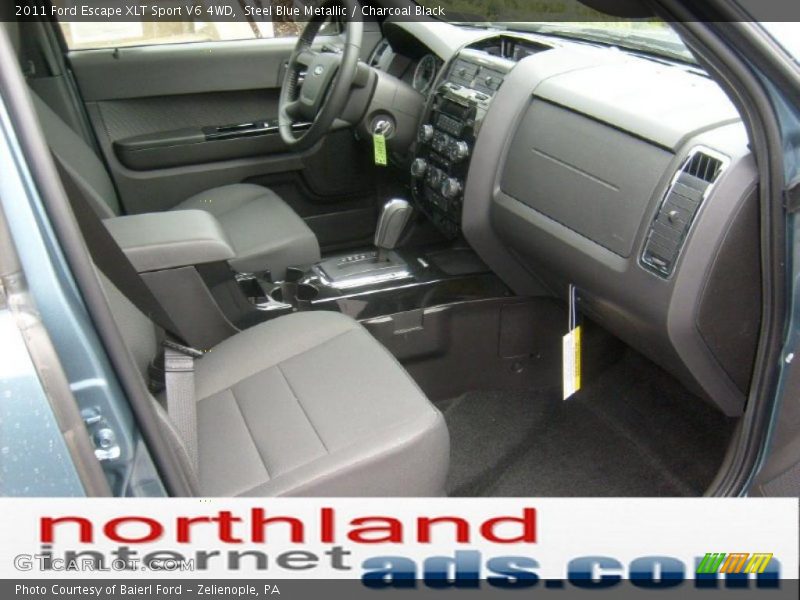 Steel Blue Metallic / Charcoal Black 2011 Ford Escape XLT Sport V6 4WD