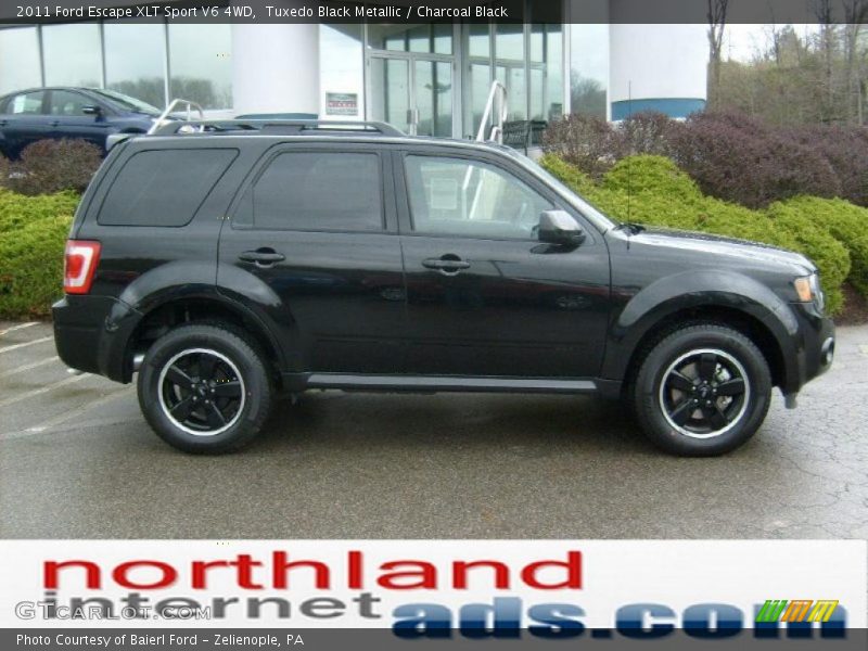 Tuxedo Black Metallic / Charcoal Black 2011 Ford Escape XLT Sport V6 4WD