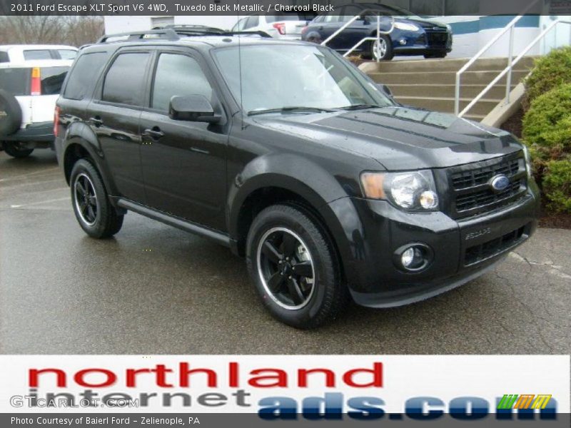 Tuxedo Black Metallic / Charcoal Black 2011 Ford Escape XLT Sport V6 4WD
